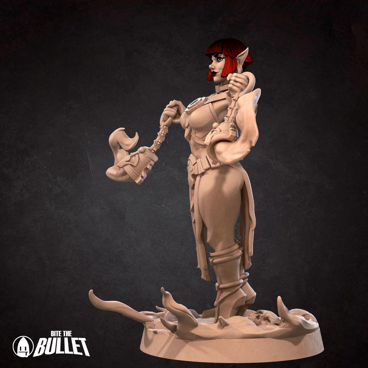 Fire Monk Miniature | Bite the Bullet