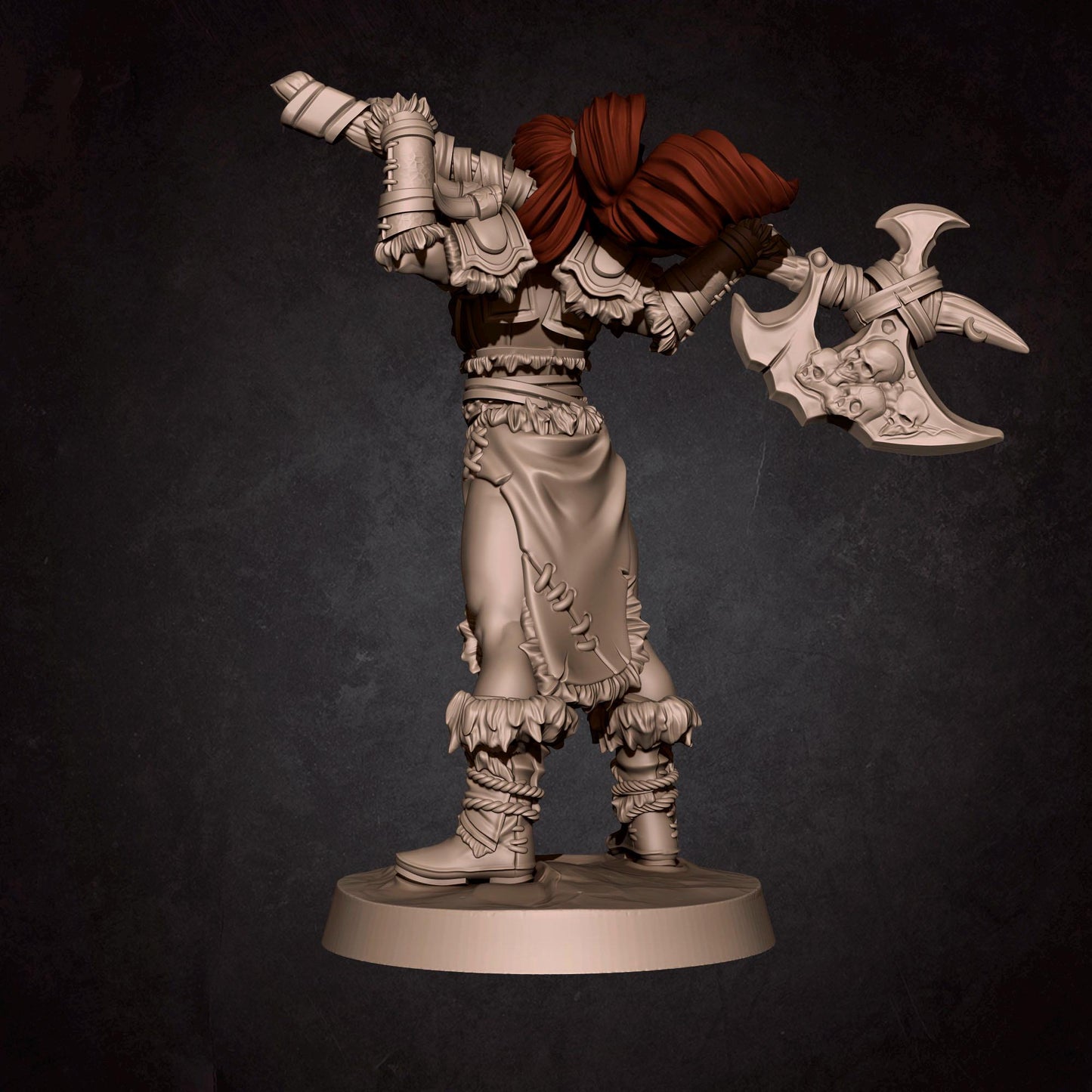 Iyra the Barbarian Miniature | Bite the Bullet