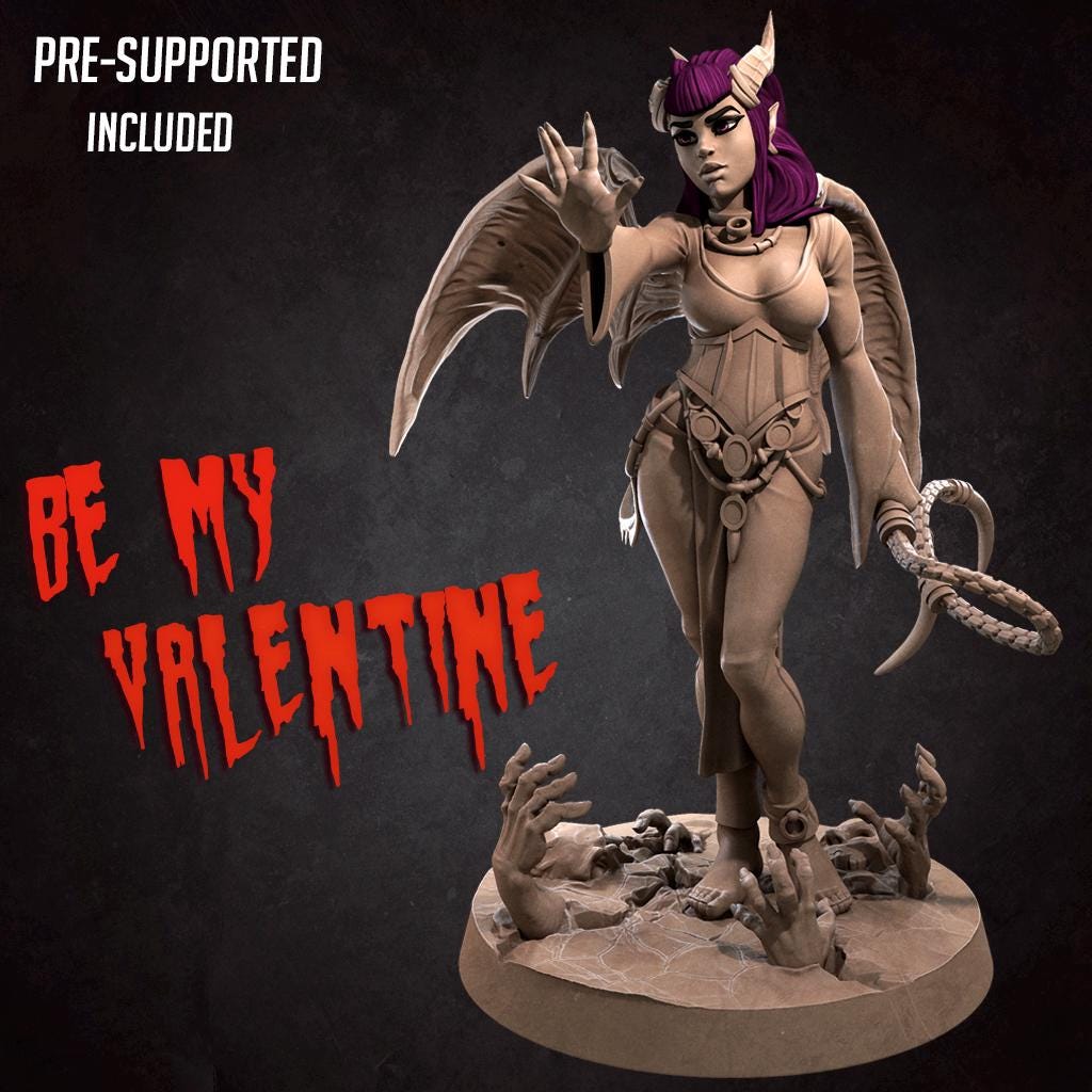 Scarlet, the Succubus Miniature | Bite the Bullet