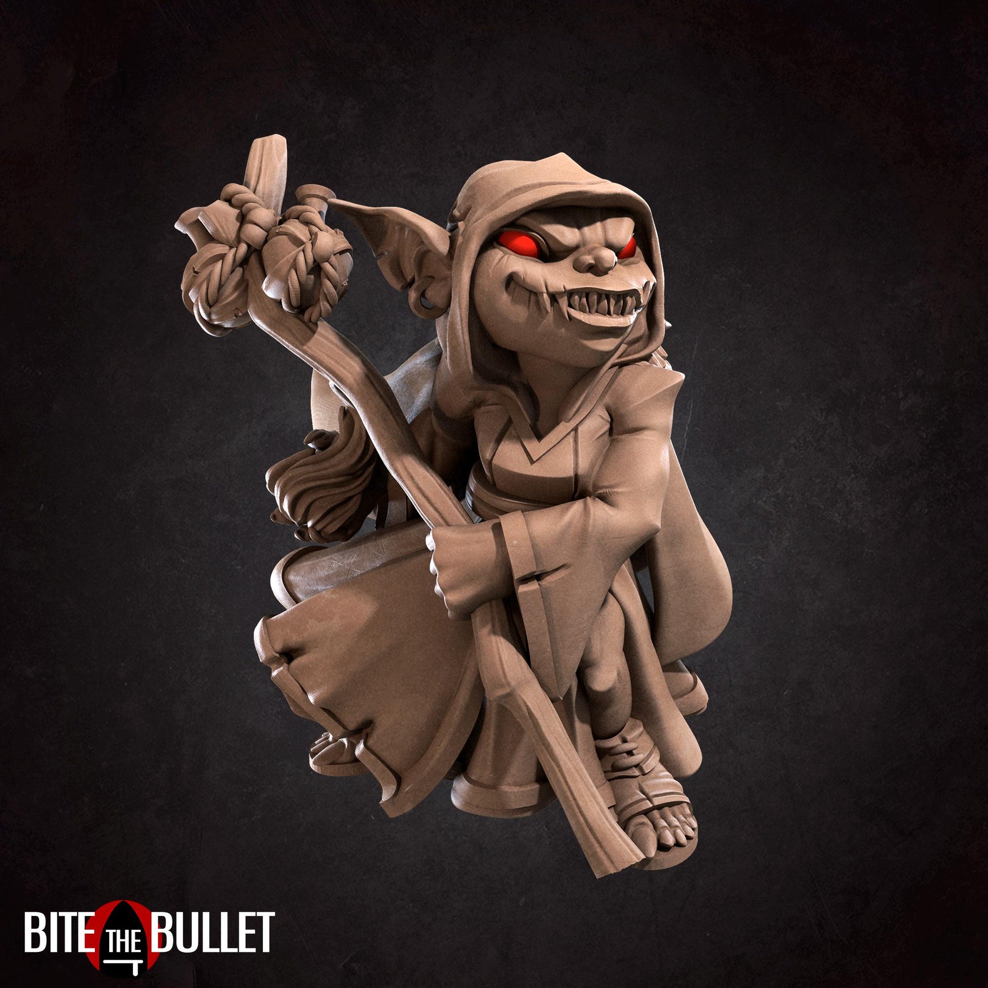 Goblin Wizard Miniature | Bite the Bullet