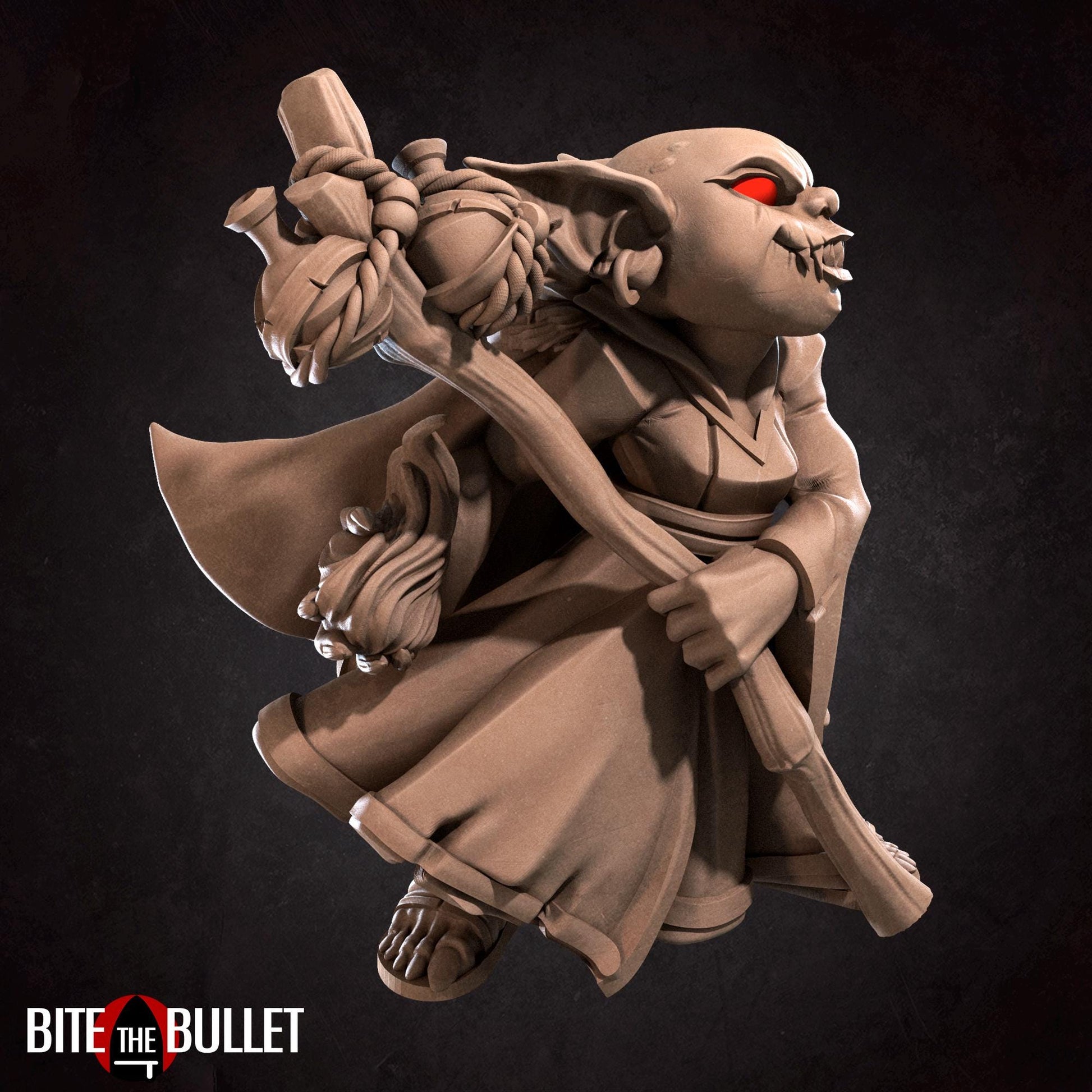 Goblin Wizard Miniature | Bite the Bullet