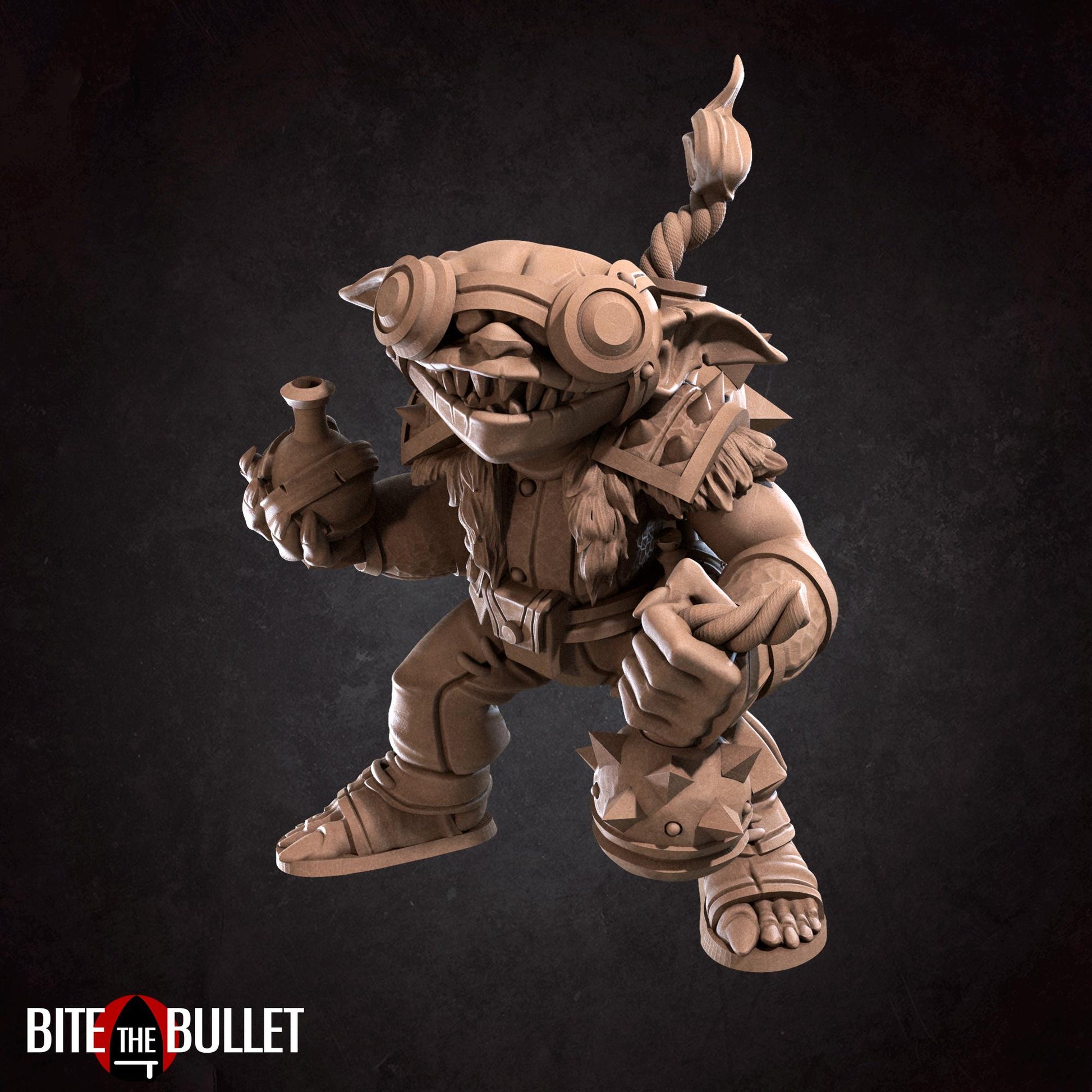 Goblin Artificer Miniature | Bite the Bullet
