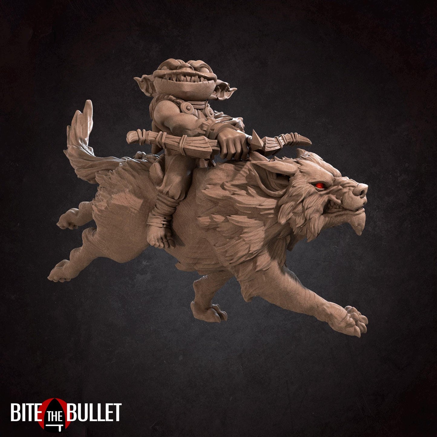 Cavalry Goblin Miniature | Bite the Bullet