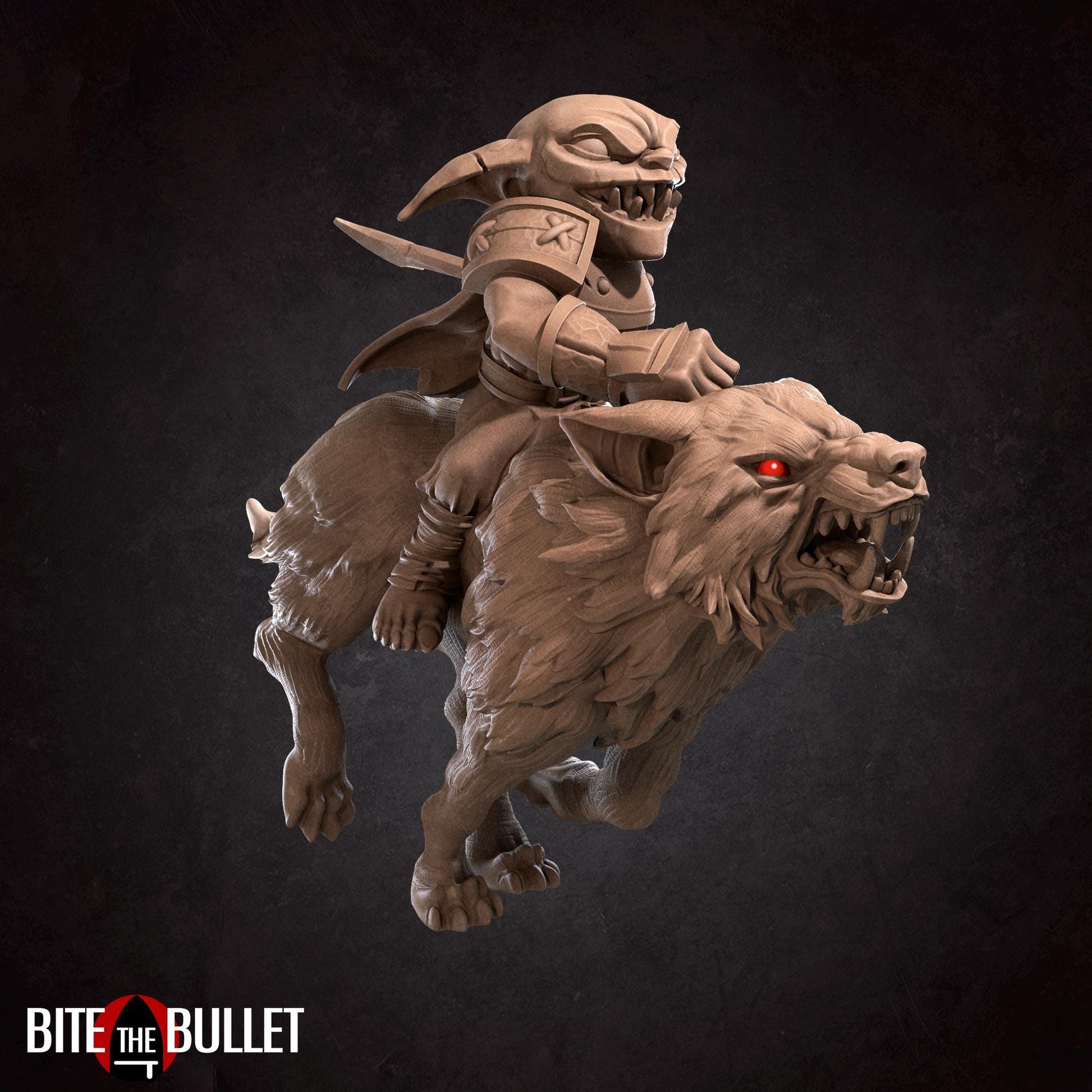 Cavalry Goblin Miniature | Bite the Bullet