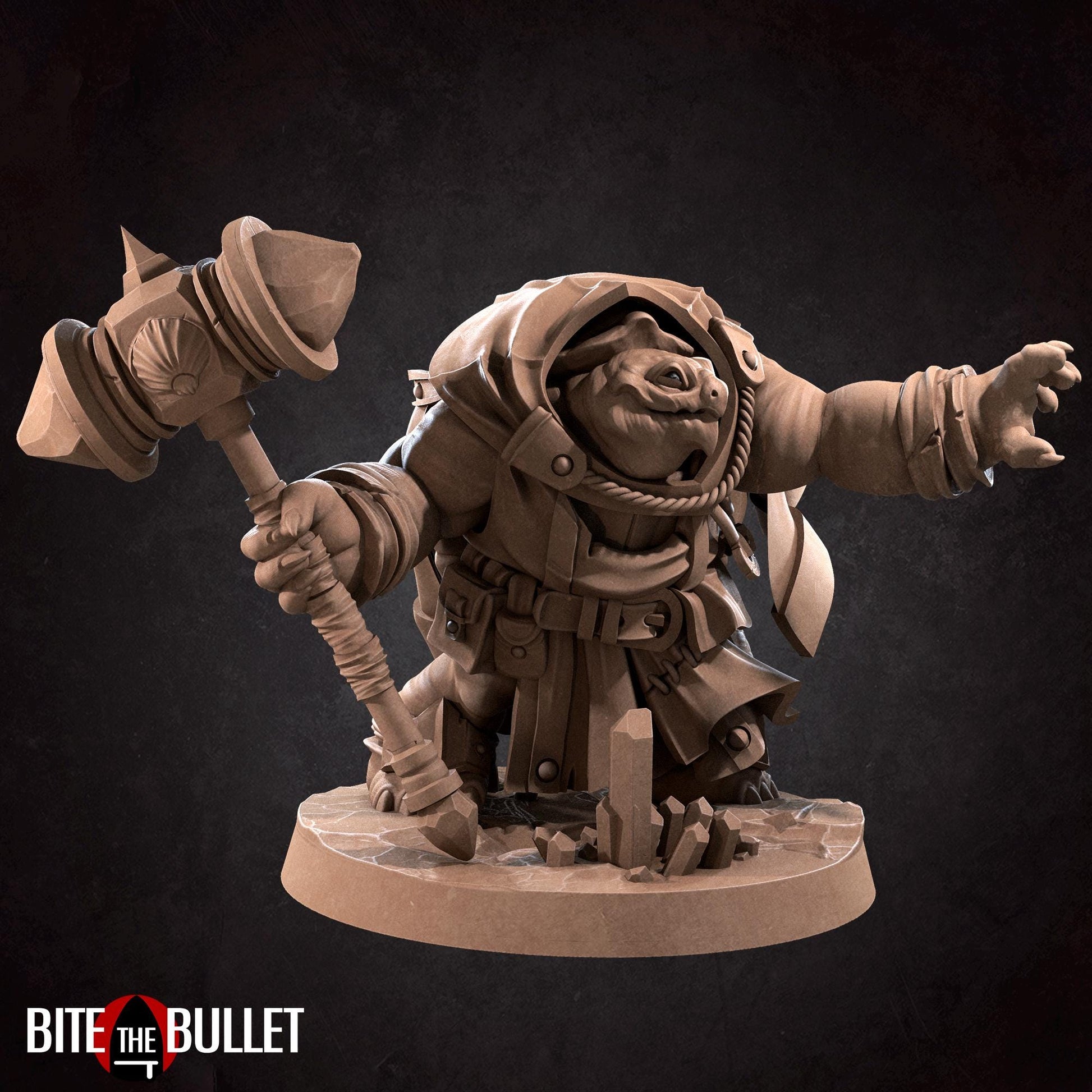 Tortle Cleric Miniature | Bite the Bullet