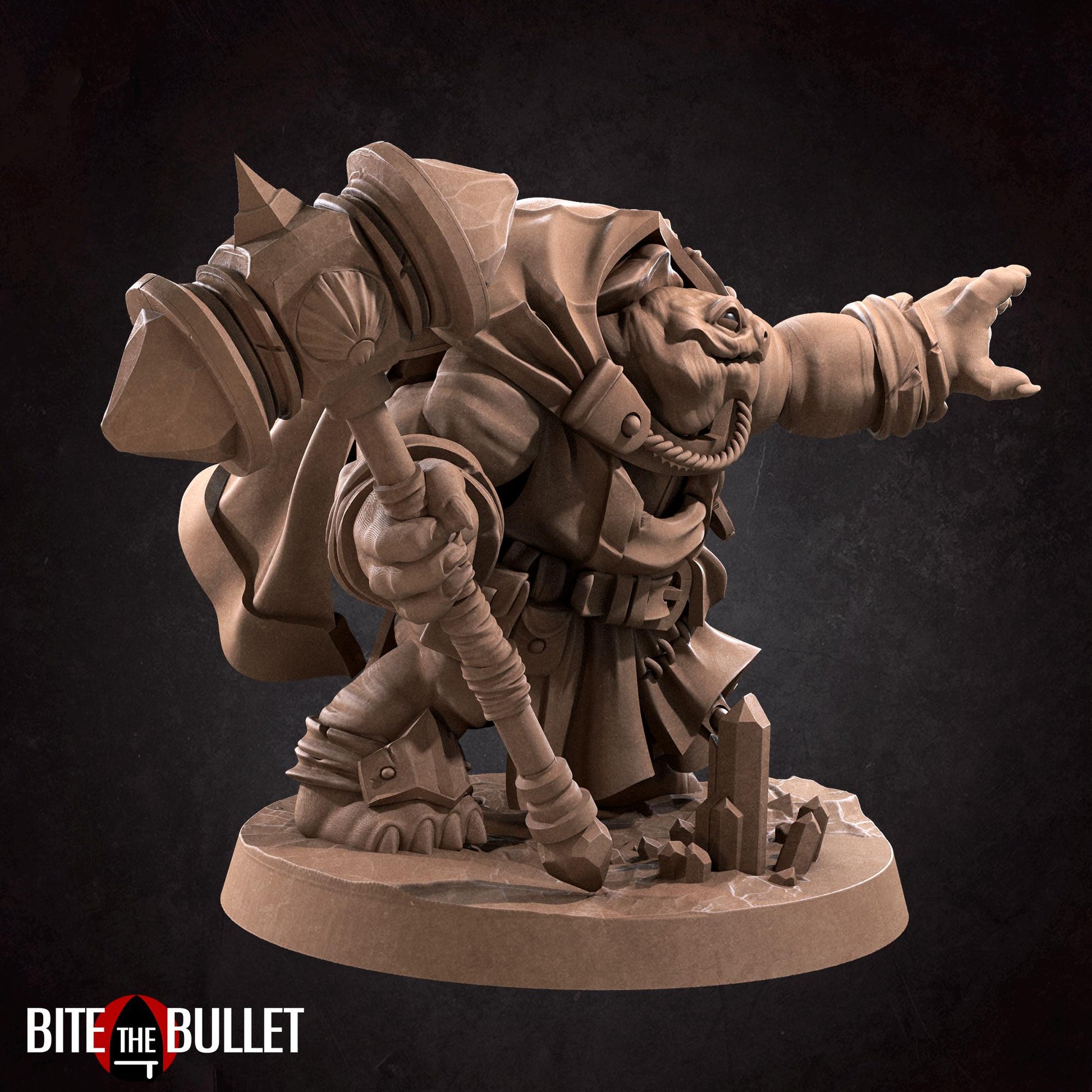 Tortle Cleric Miniature | Bite the Bullet