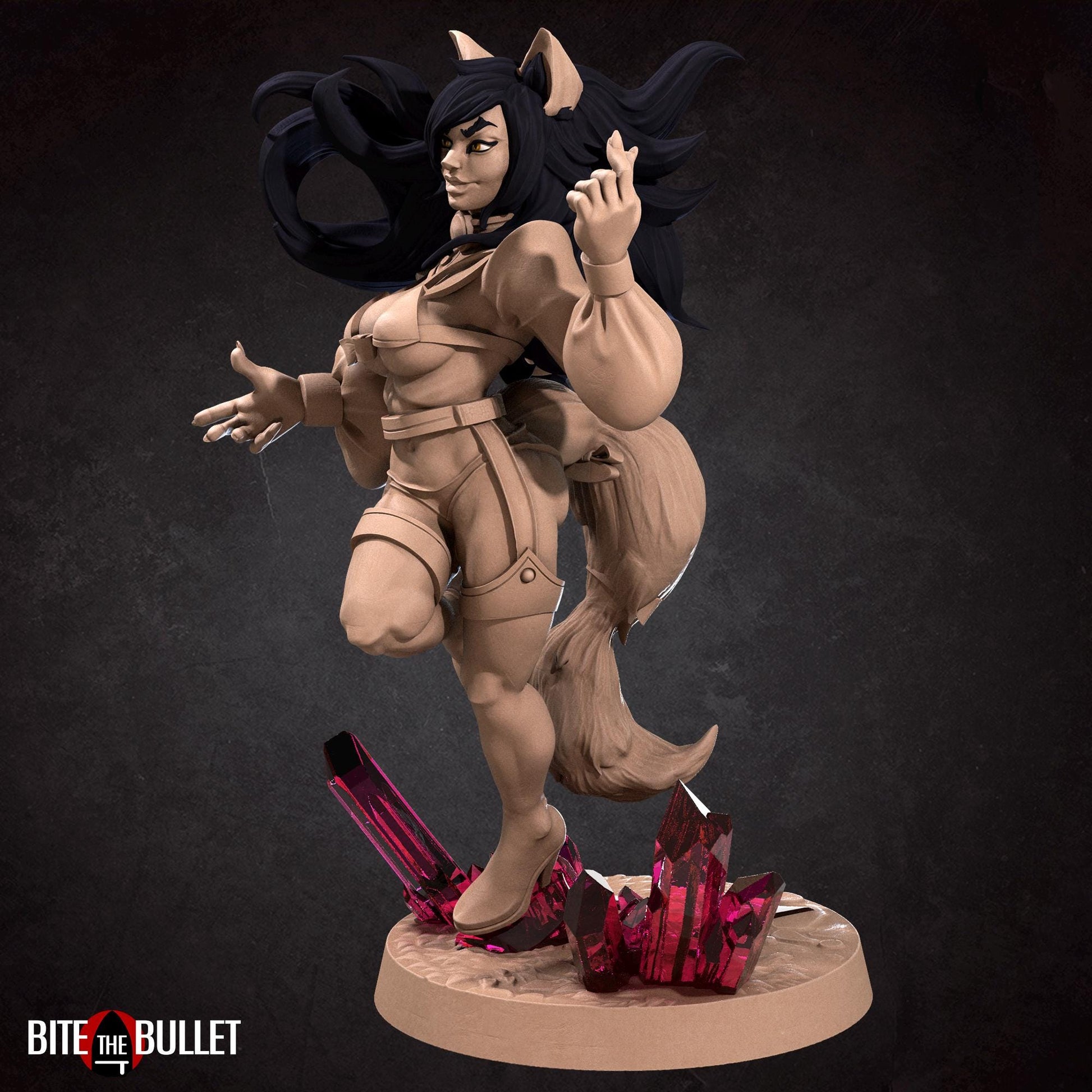 Lady Mahrian, the Foxfolk Maid Miniature | Bite the Bullet