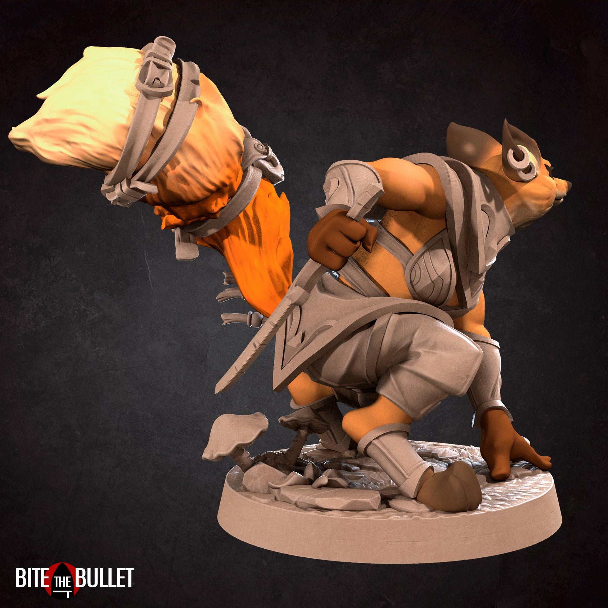 Foxfolk Rogue Miniature | Bite the Bullet