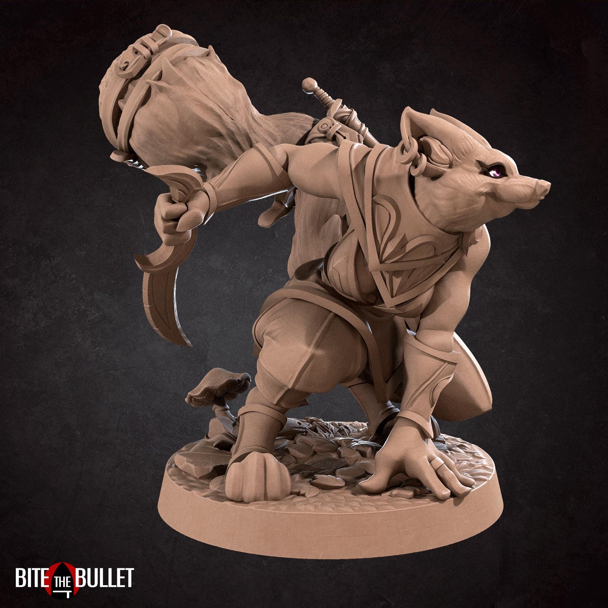 Foxfolk Rogue Miniature | Bite the Bullet