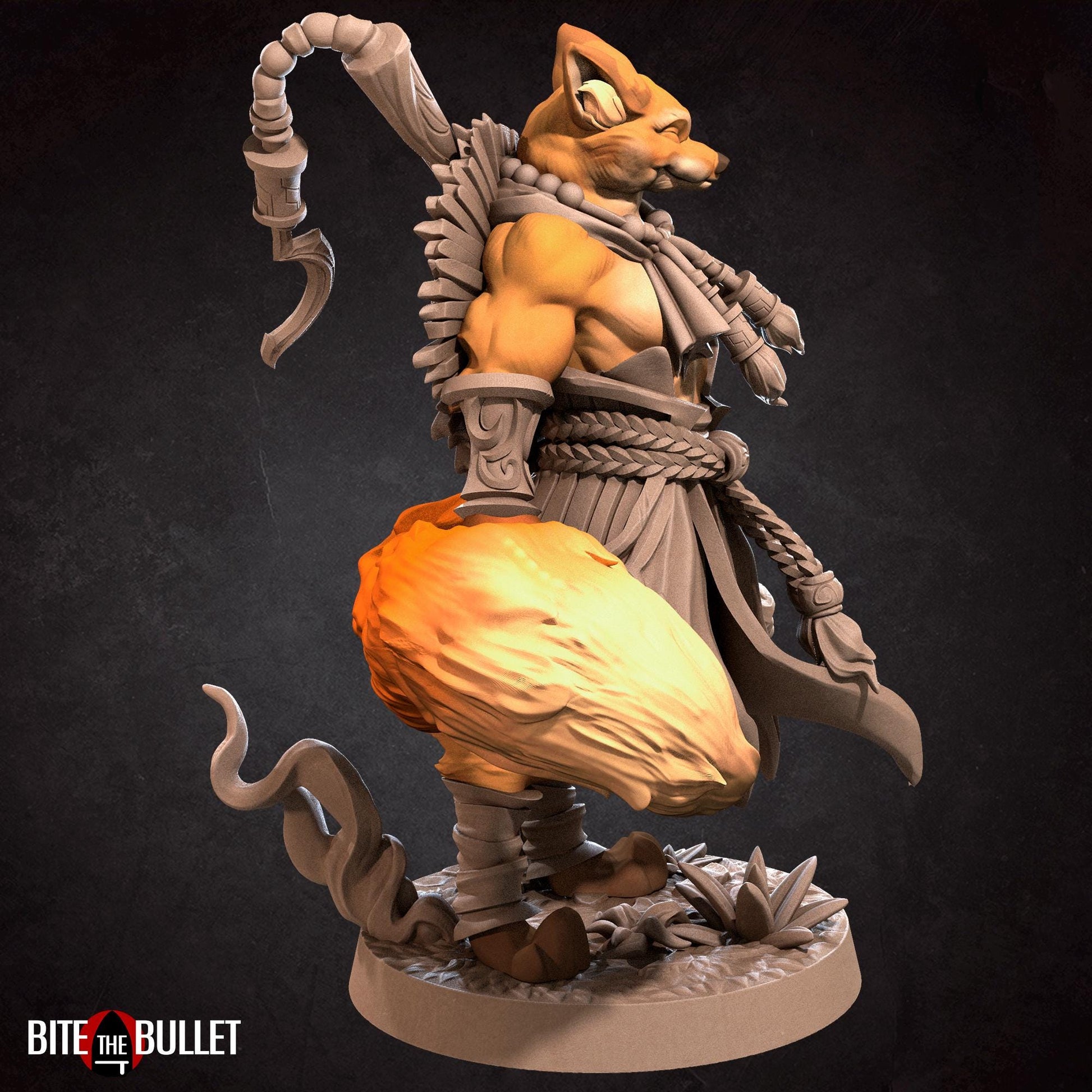 Foxfolk Monk Miniature | Bite the Bullet