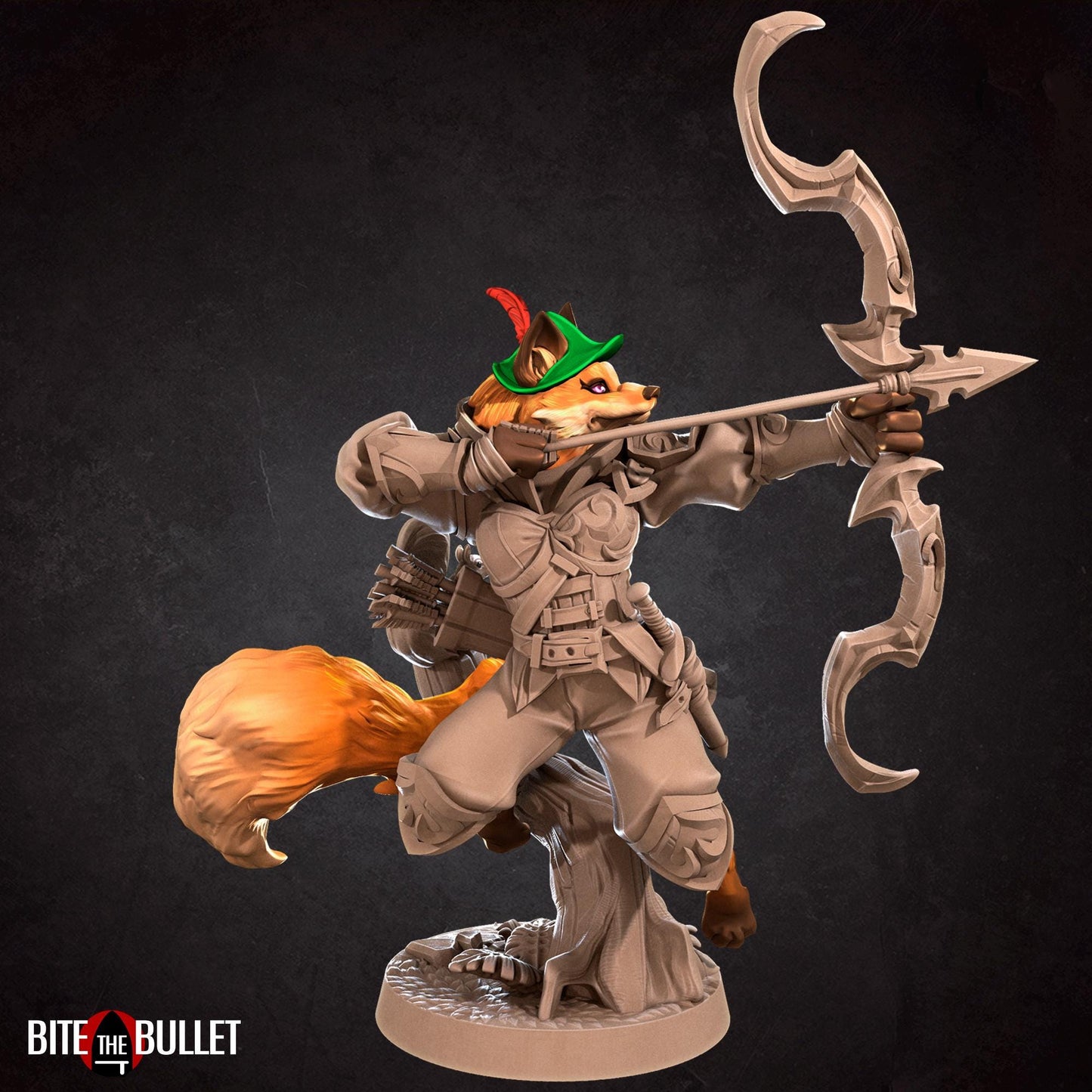 Robyn, the Foxfolk Ranger Miniature | Bite the Bullet