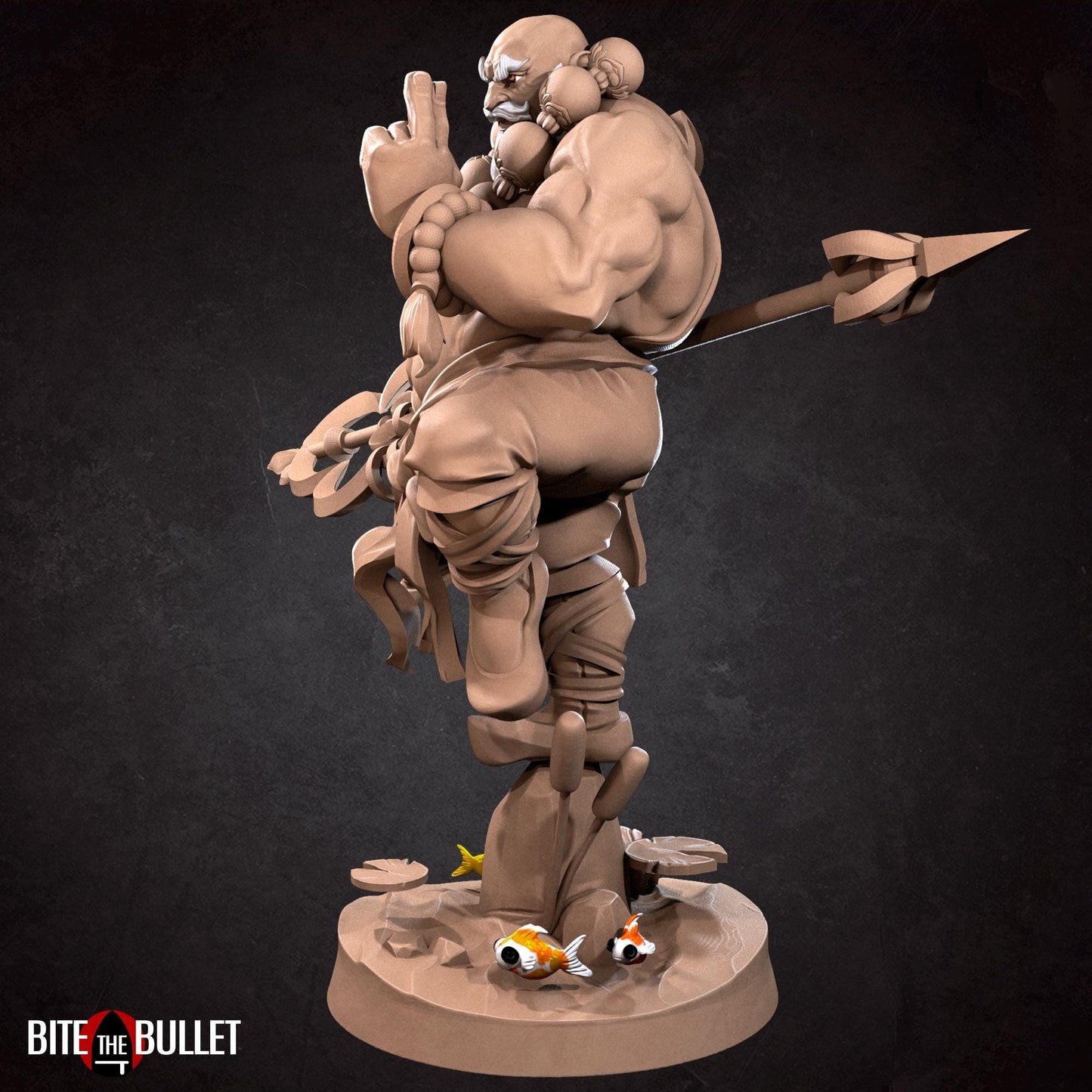 Bob Salot, the Chunky Monk Miniature | Bite the Bullet