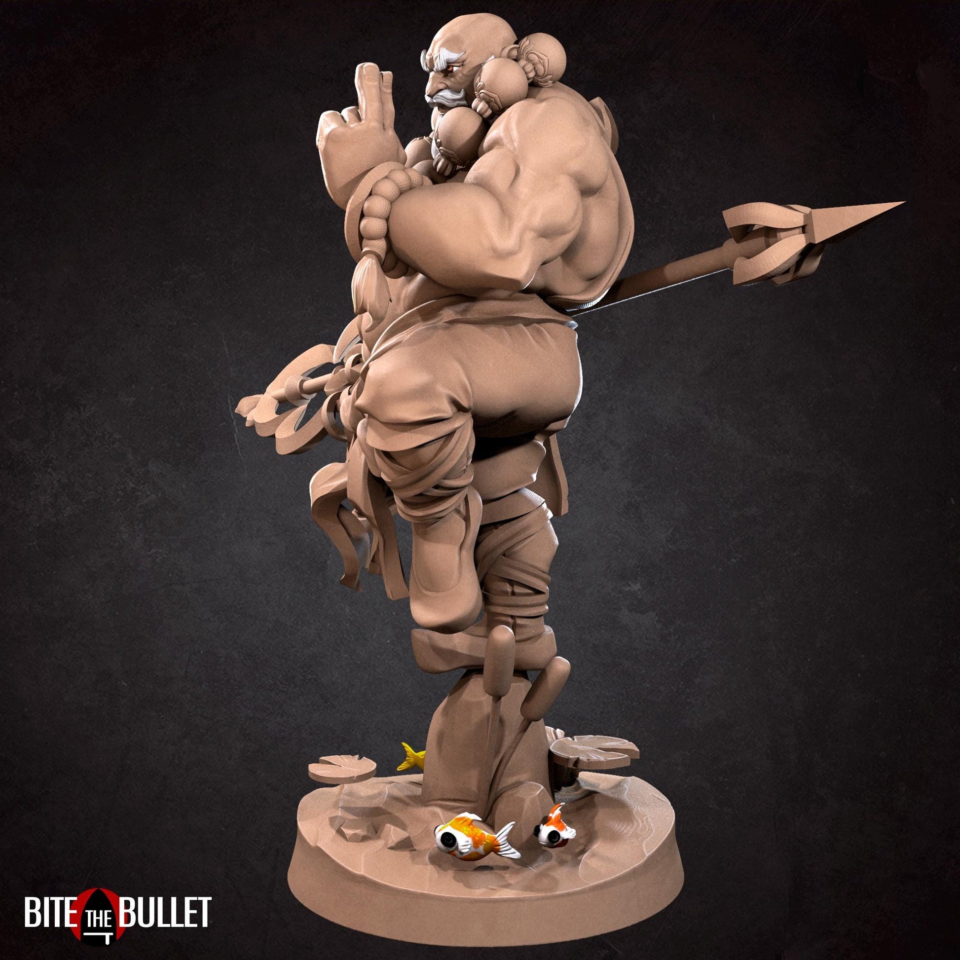 Bob Salot, the Chunky Monk Miniature | Bite the Bullet