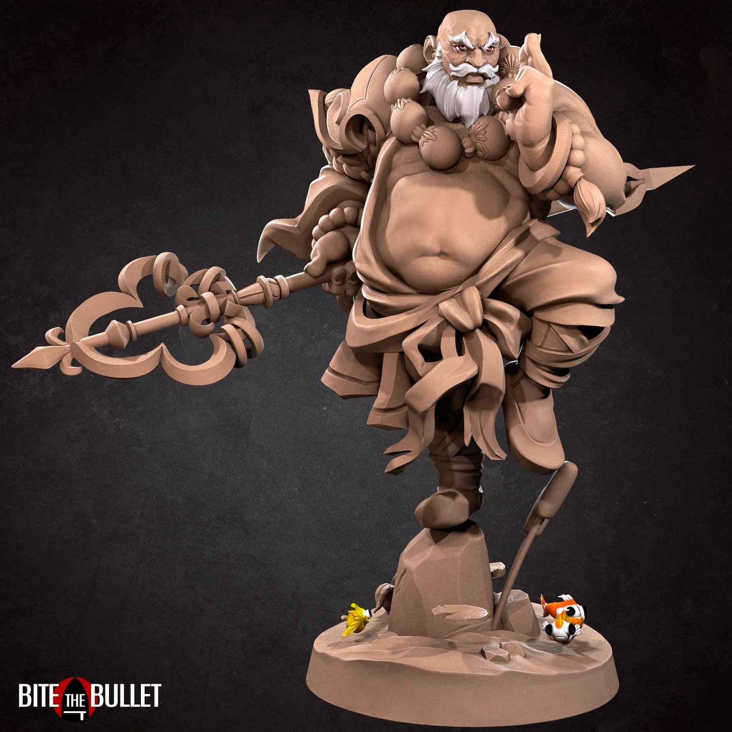 Bob Salot, the Chunky Monk Miniature | Bite the Bullet