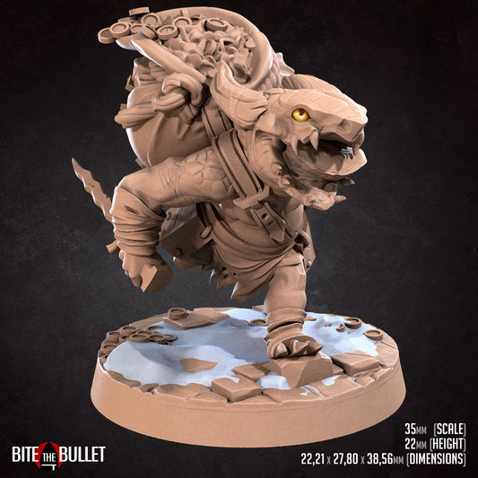 Kobold Rogue Miniature | Bite the Bullet
