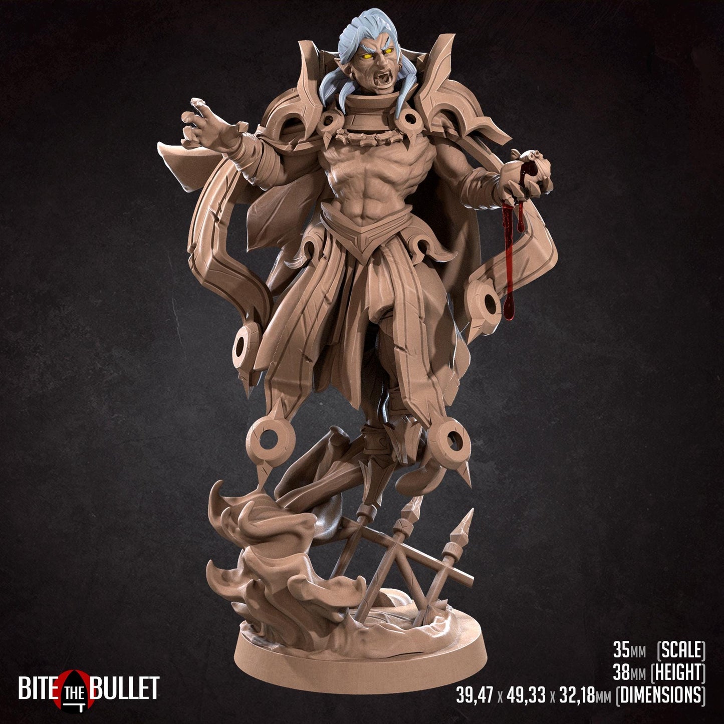 Vampire Warlock Miniature | Bite the Bullet