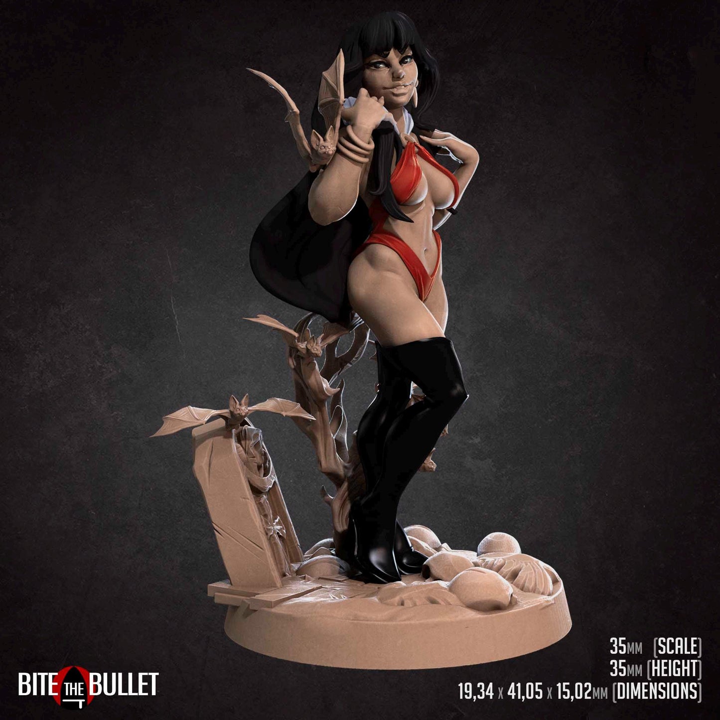 Vampire Lady Miniature | Bite the Bullet