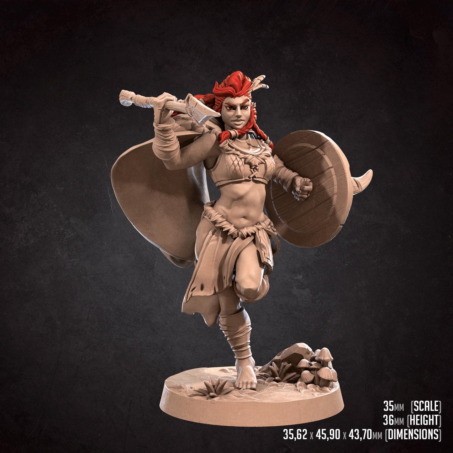 Anira, the Amazon Queen Miniature | Bite the Bullet
