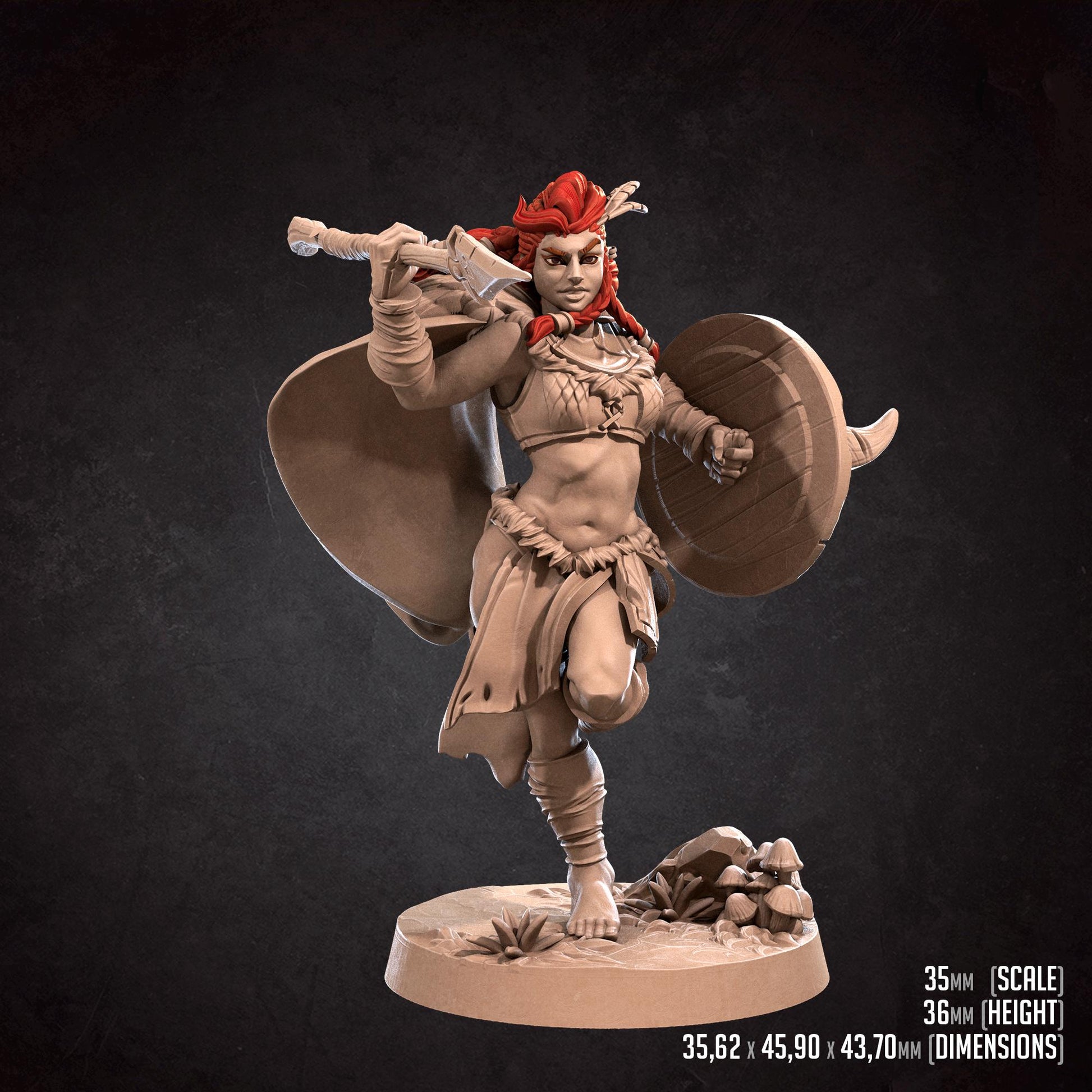 Anira, the Amazon Queen Miniature | Bite the Bullet