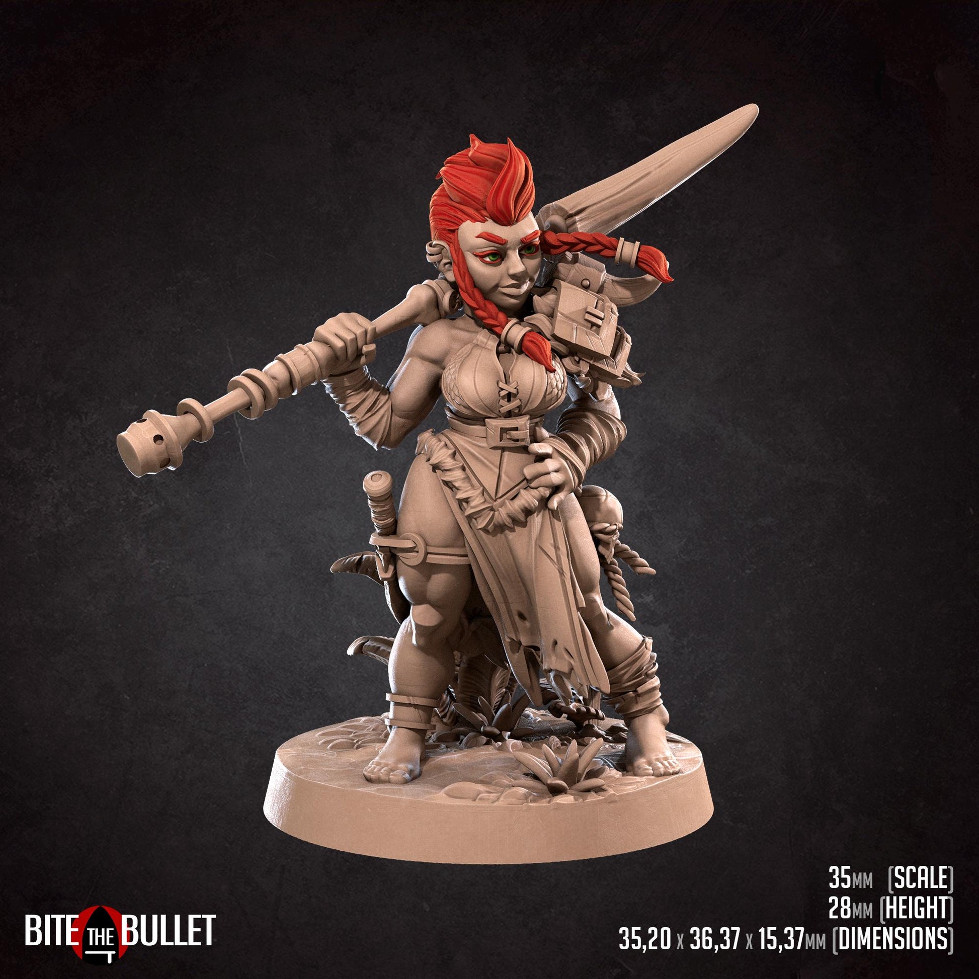 Amazon Warrior Miniatures | Bite the Bullet