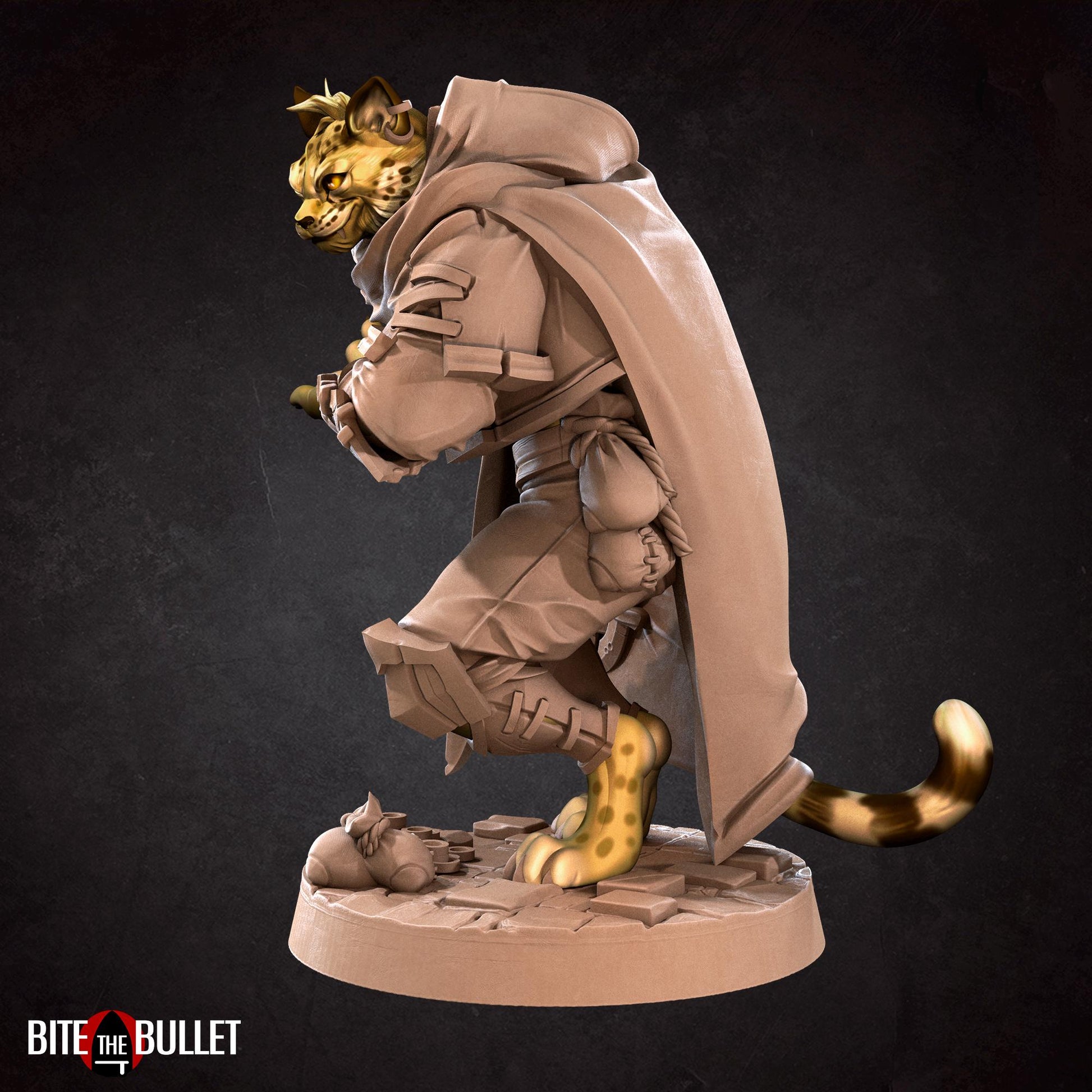 Tabaxi Merchant Miniature | Bite the Bullet