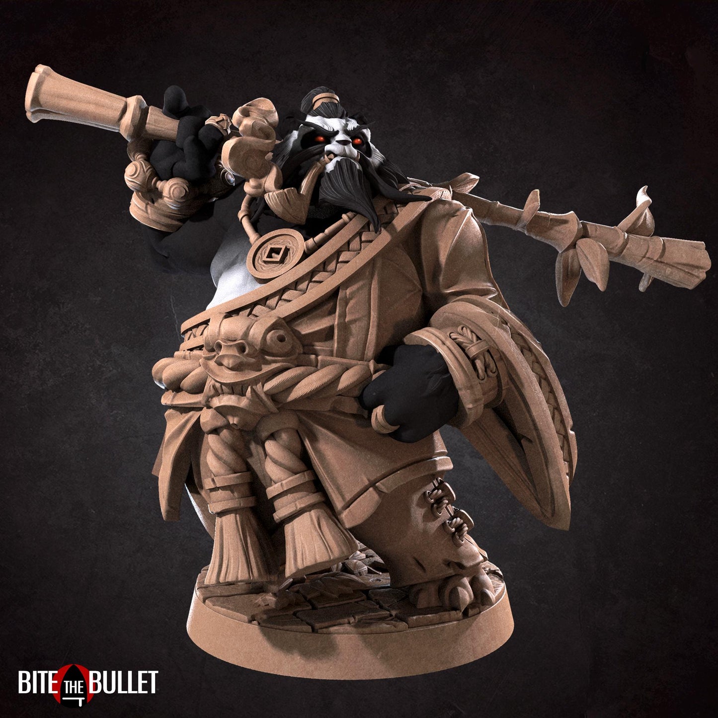 Sam Wisecloud, the Dojo Master Panda Miniature | Bite the Bullet