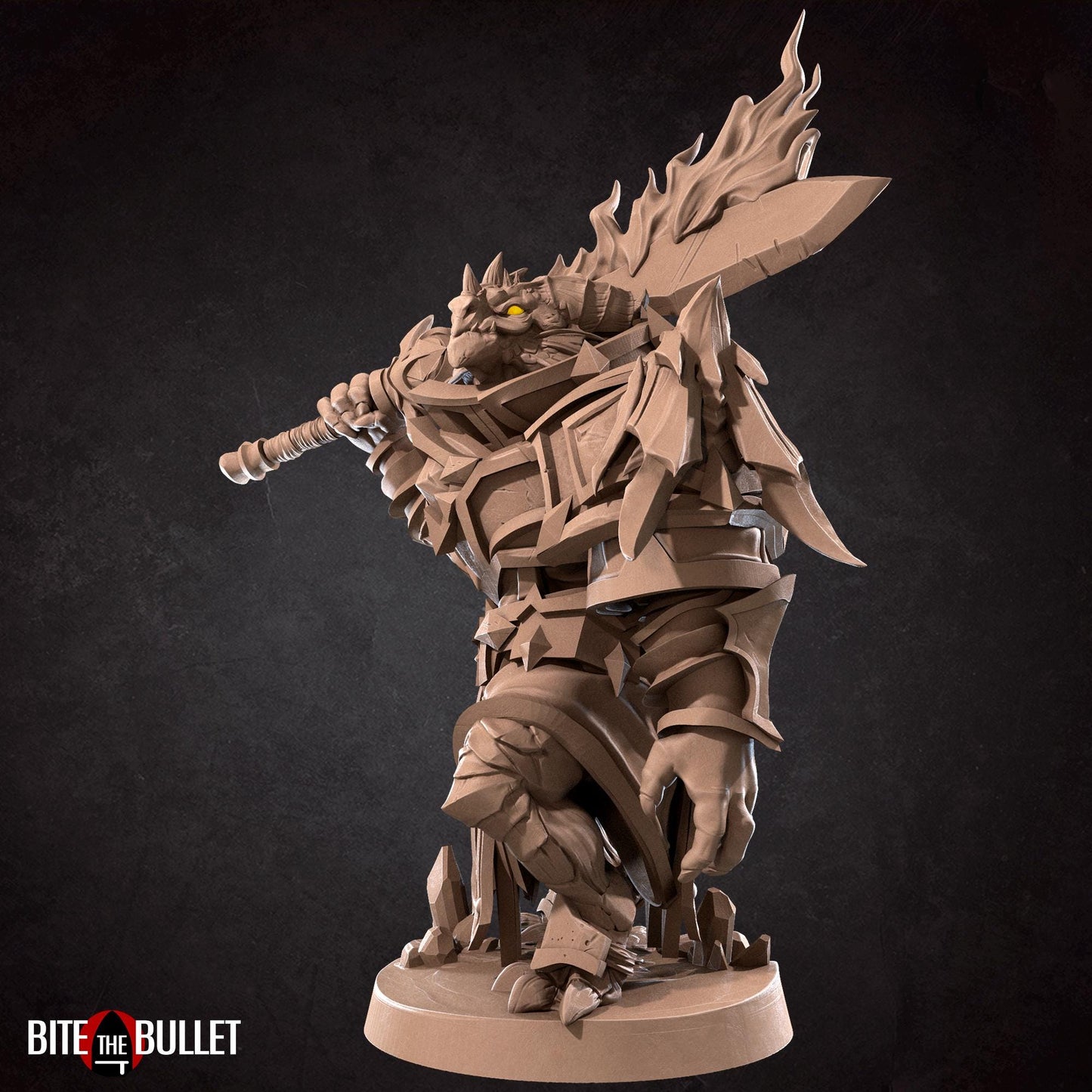 Dragonborn Paladin Miniature | Bite the Bullet